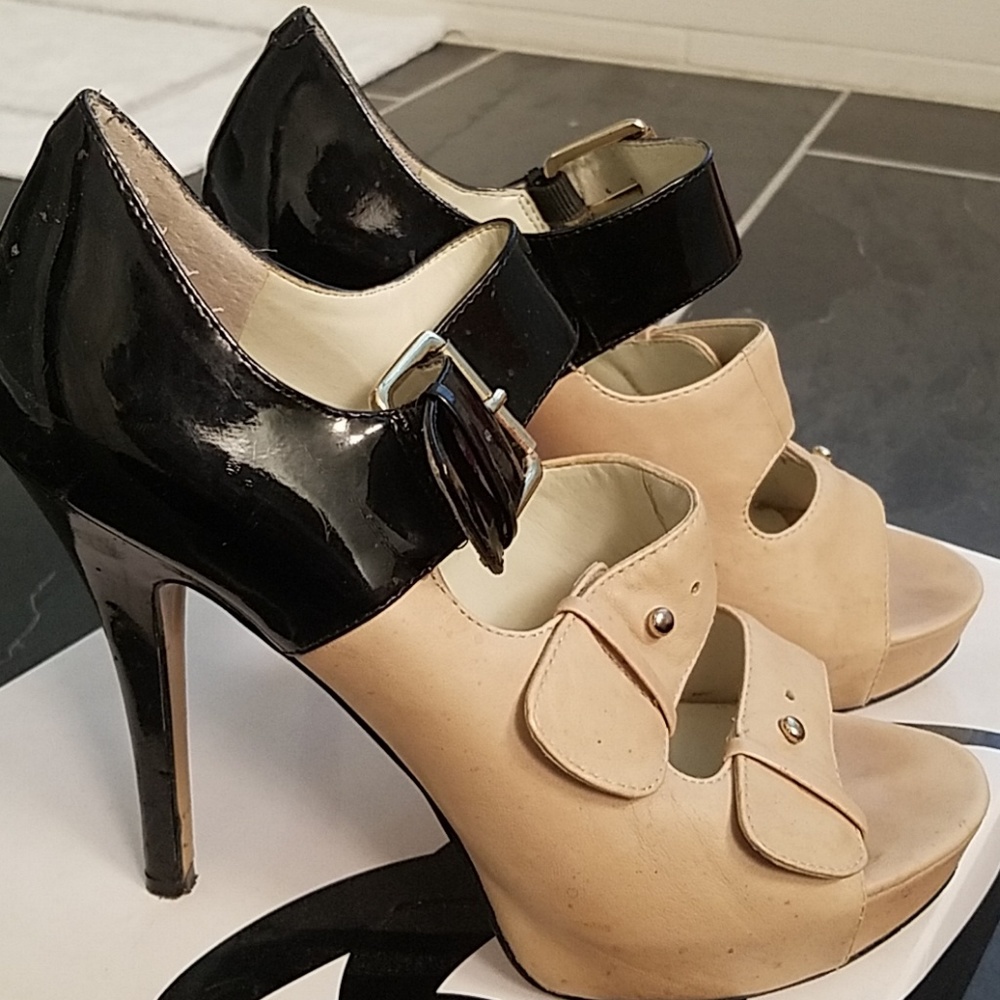Nine west platform high heels